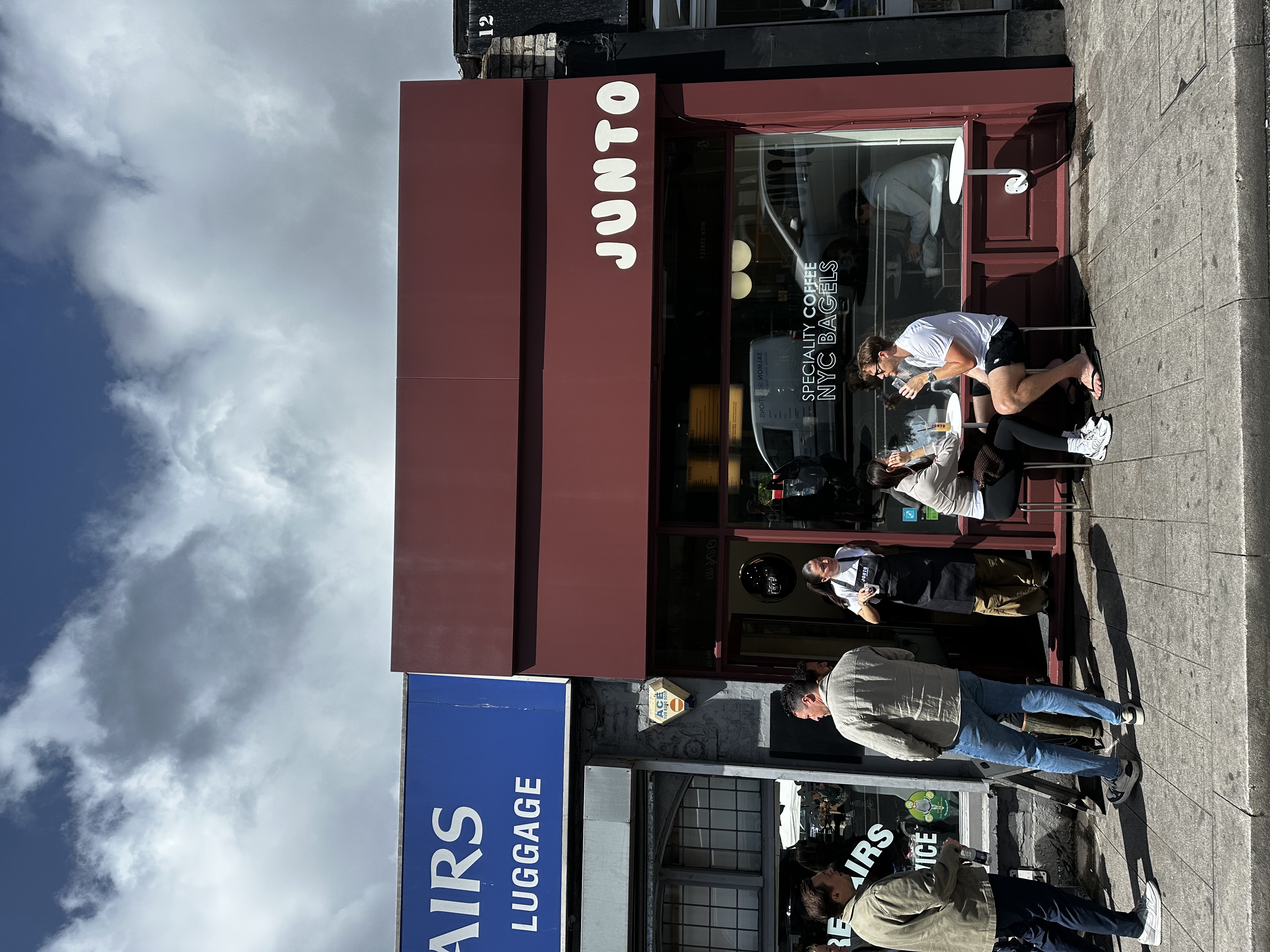 The Junto storefront on Beckenham High Street.